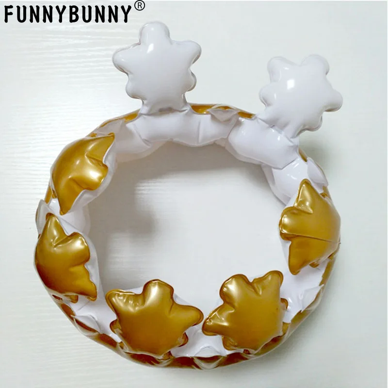 FUNNYBUNNY подарок на день рождения корона инструменты ПВХ золотой креативный