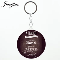 jweijiao appreciation teachers mirrors keychains bird love heart portable mirror keyring holder gift for teacher ct684