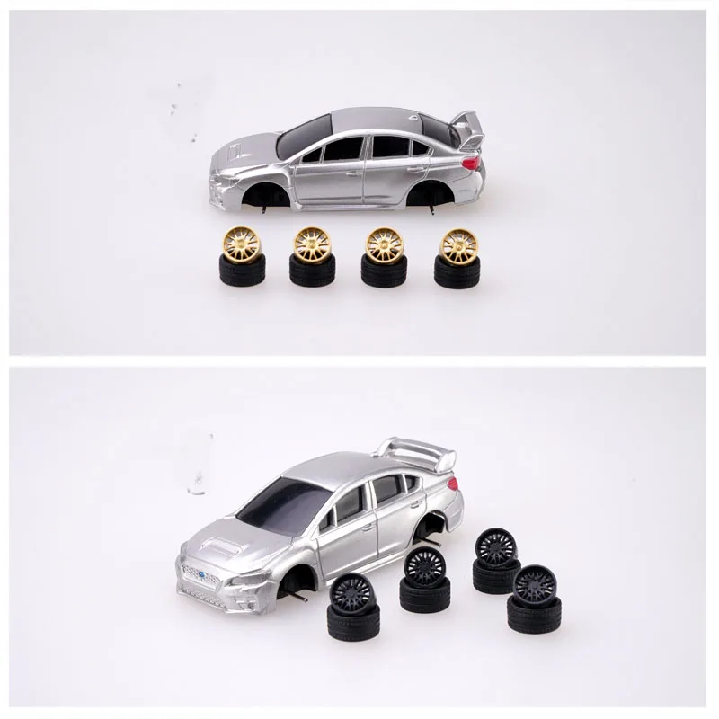 Модифицированная серия колес 1:64 резиновая ступица автомобильных шин