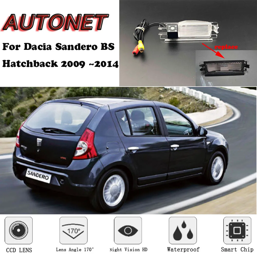 Автомобильная камера заднего вида для Dacia Sandero BS Hatchback 2009 2010 2011 2012 2013