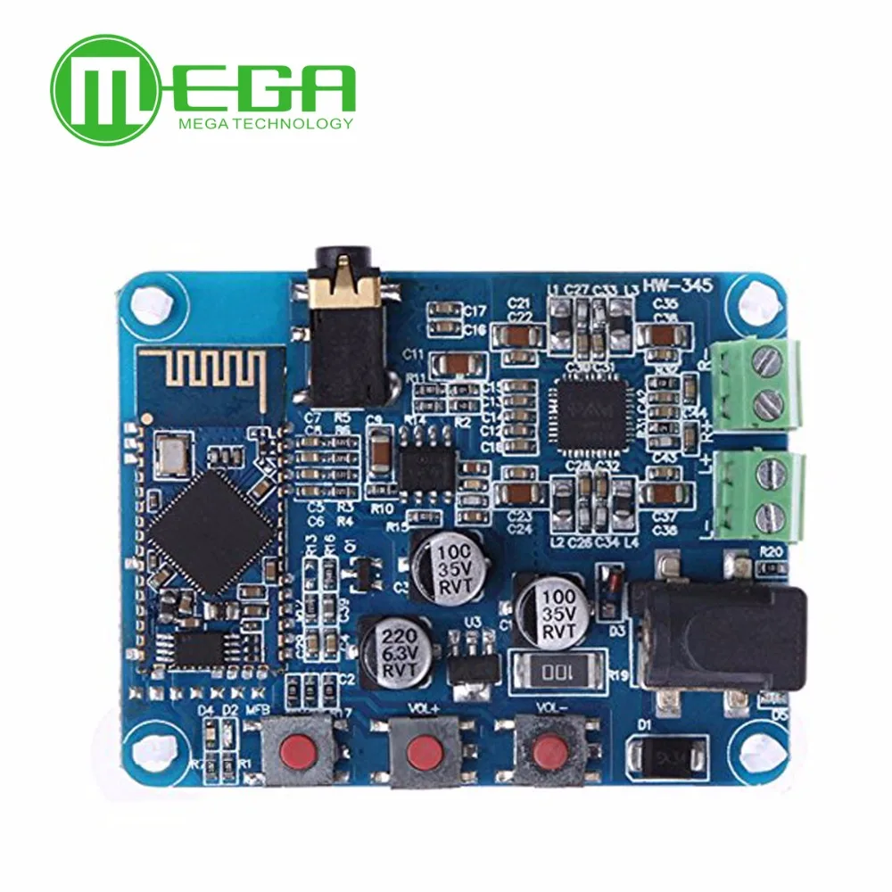DC 12 В Bluetooth 4 0 PAM8610 приемник аудио стерео усилитель Совет 10 Вт + 2X10 Вт|audio amplifier