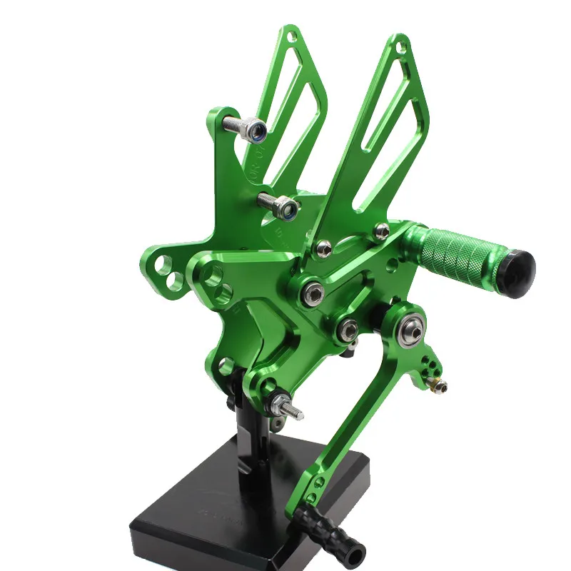 CNC Алюминиевые мотоциклетные подножки для ног набор педали Rearset Kawasaki ZX10R ZX 10R 2011 2018