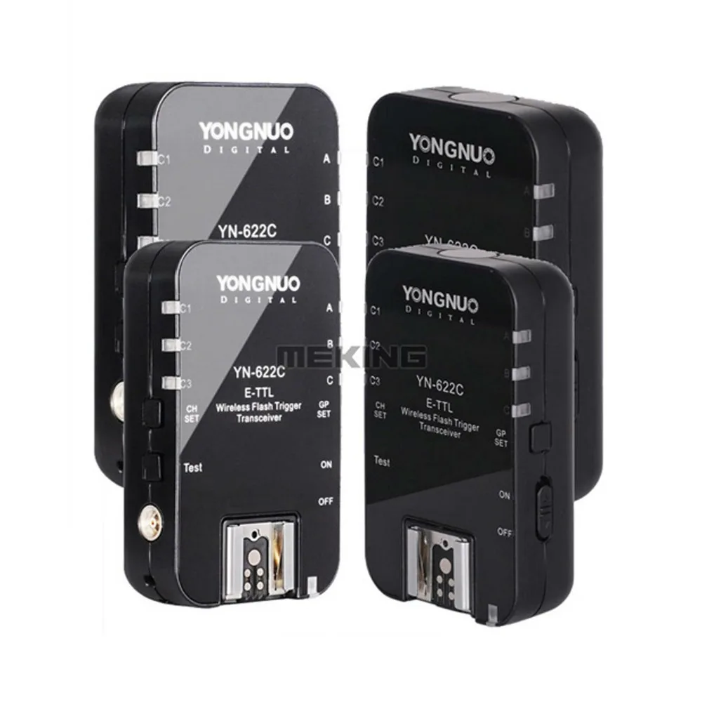 Беспроводная вспышка yongnuo HSS iTTL 4 шт. триггер YN622 N радио 1/8000s для Nikon D7100 D7000 D5200 D5100 D5000