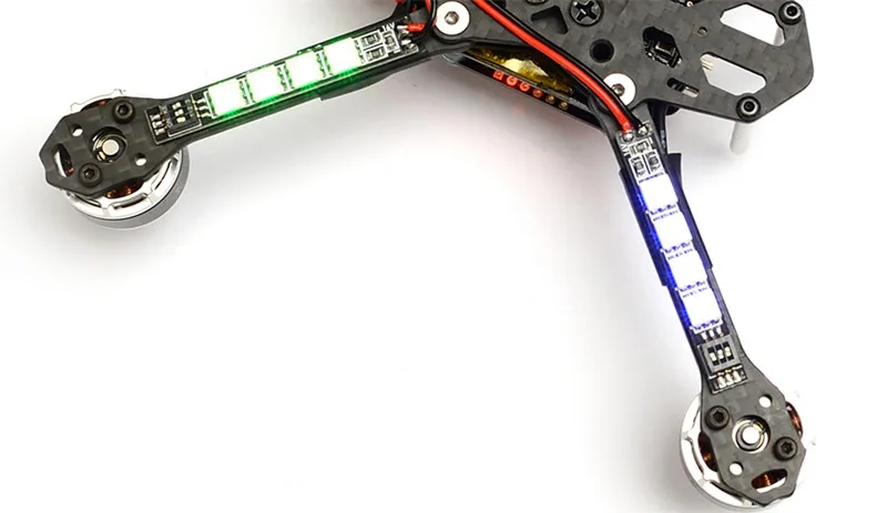 Светодиодный светильник Matek RGB 5050 1 шт. 7 цветов 16 В lipo с DIP переключателем для FPV