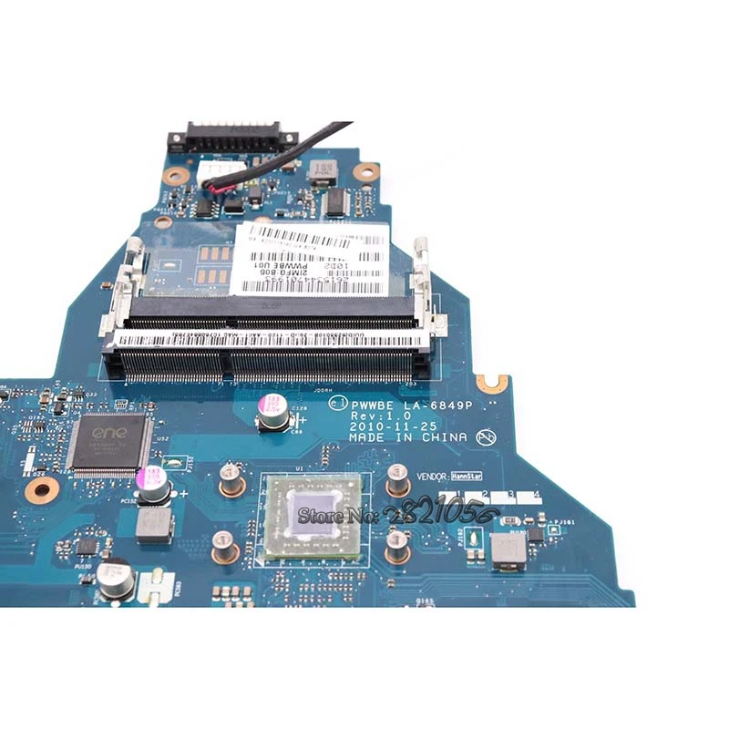 Материнская плата NOKOTION PWWBE материнская для ноутбука Toshiba Satellite C660D K000128540 K000115140 с ЦП
