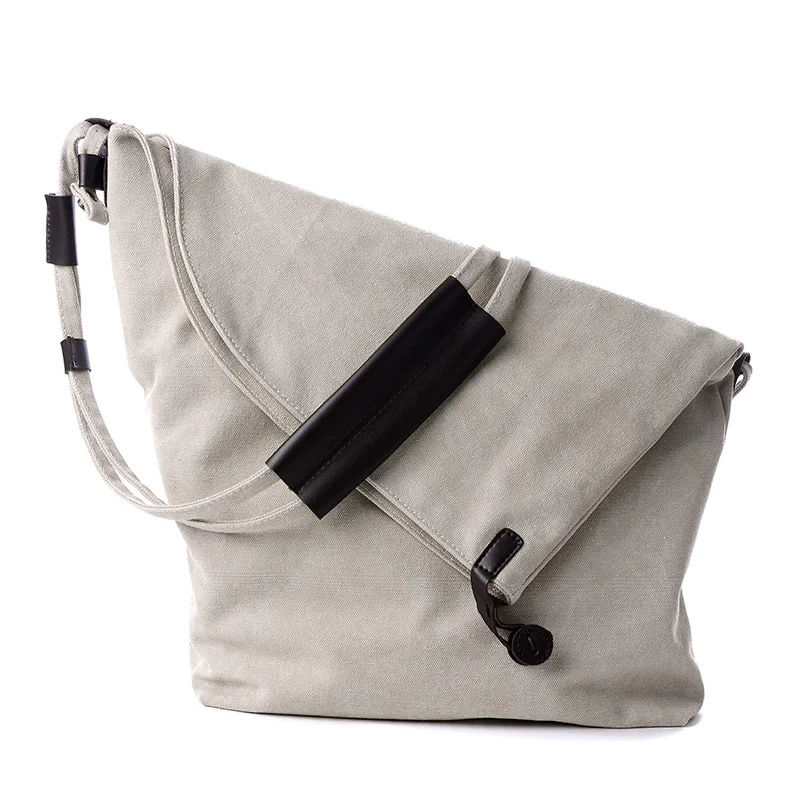 New Men Casual Messenger Bag High Quality Canvas Shoulder Bags for Women Business Travel Crossbody Purse Work Sling Handbag Pack | Багаж и