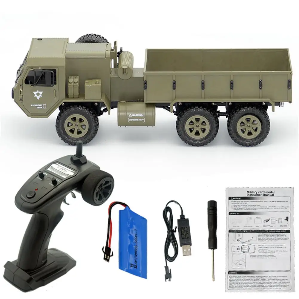 Fayee FY004A 1/16 2,4G 6WD Rc автомобиль пропорциональный контроль армии США военный грузовик RTR модель игрушки