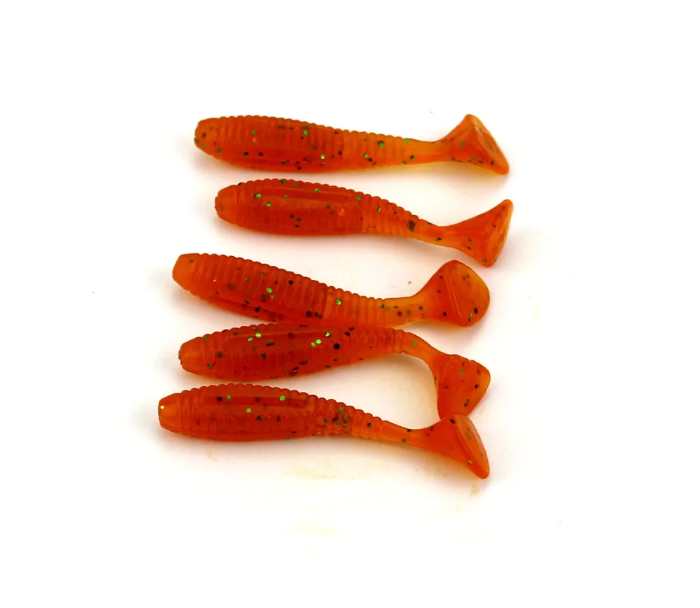 50 шт. мягкие рыболовные приманки в виде червя | Спорт и развлечения