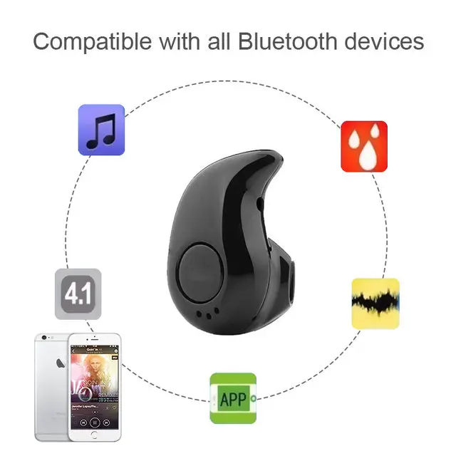 Универсальный S530 мини беспроводные Bluetooth наушники гарнитуры для Samsung Xiaomi Redmi Huawei