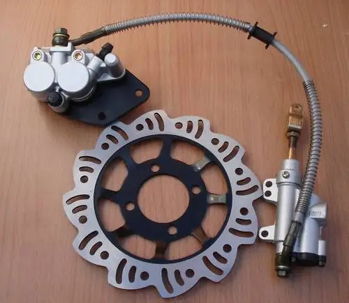 Подножка главный цилиндр задние тормозные колодки диск для 110cc 125cc внедорожник