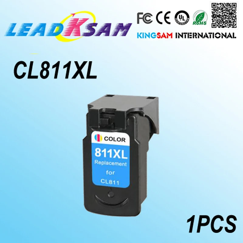 Совместимый с 811XL CL 811 CL811 CL811XL чернильный картридж iP2770 MP237 MP245 MP258 MP268 MP276 MP287 MP486 MP496