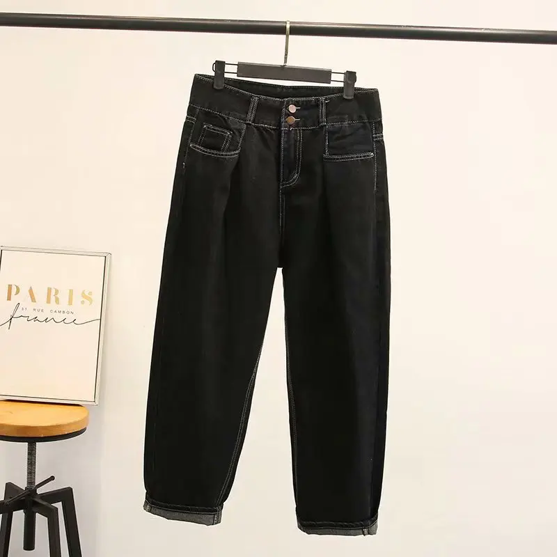 2019 Plus Size Women Jeans Spring Clothing Fashion Casual Denim Pants K8-8151 |