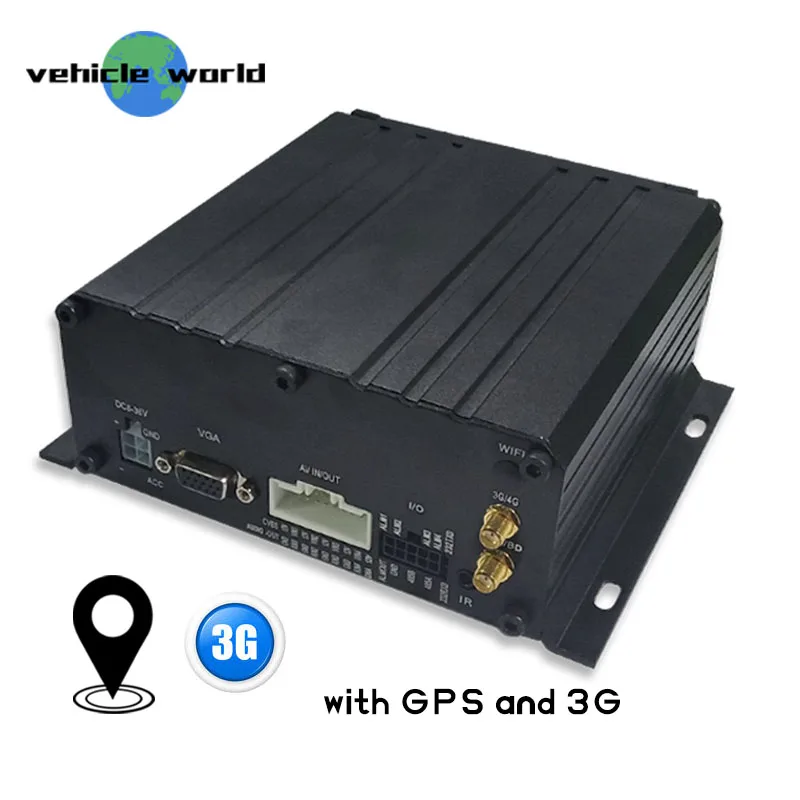 1080 P 2 ТБ жесткий диск 4 канала 720 Мобильный DVR с 3g gps и бесплатные