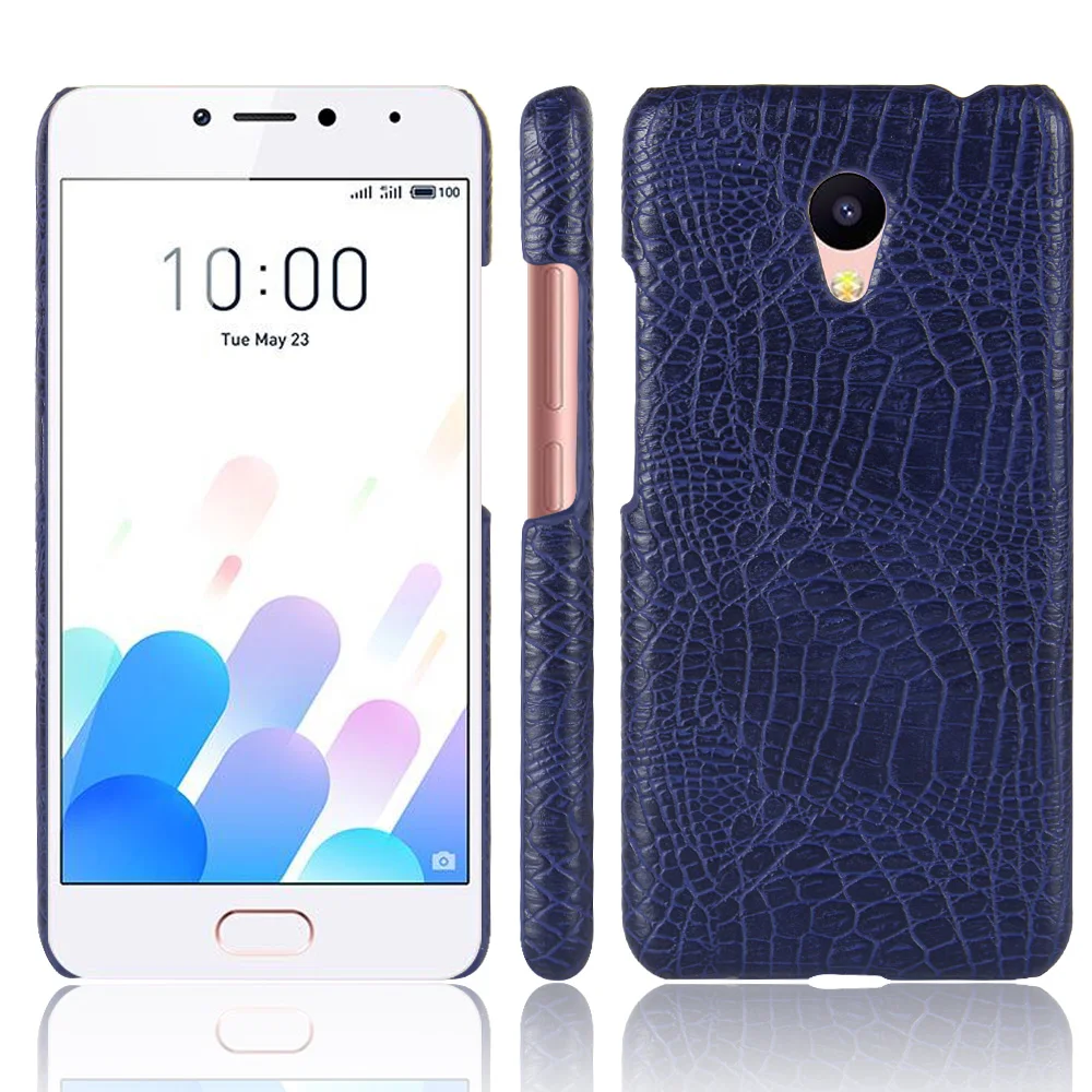 Роскошный чехол под крокодиловую кожу с мотивом змеи кожаный для Meizu A5