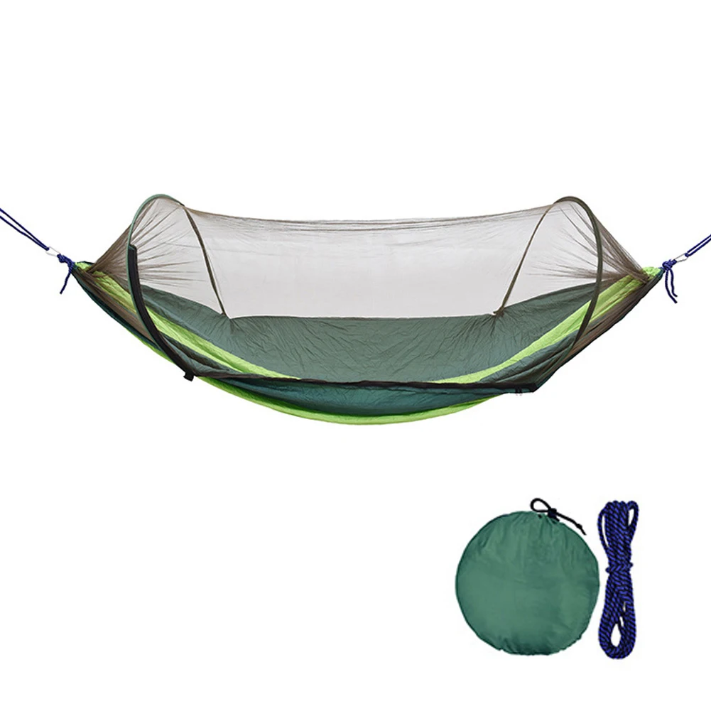 Anti-mosquito Portable Anti-mosquito Automatic Unfolding Hammock Camping Hanging Sleeping Bed Camping Hammock Mesh