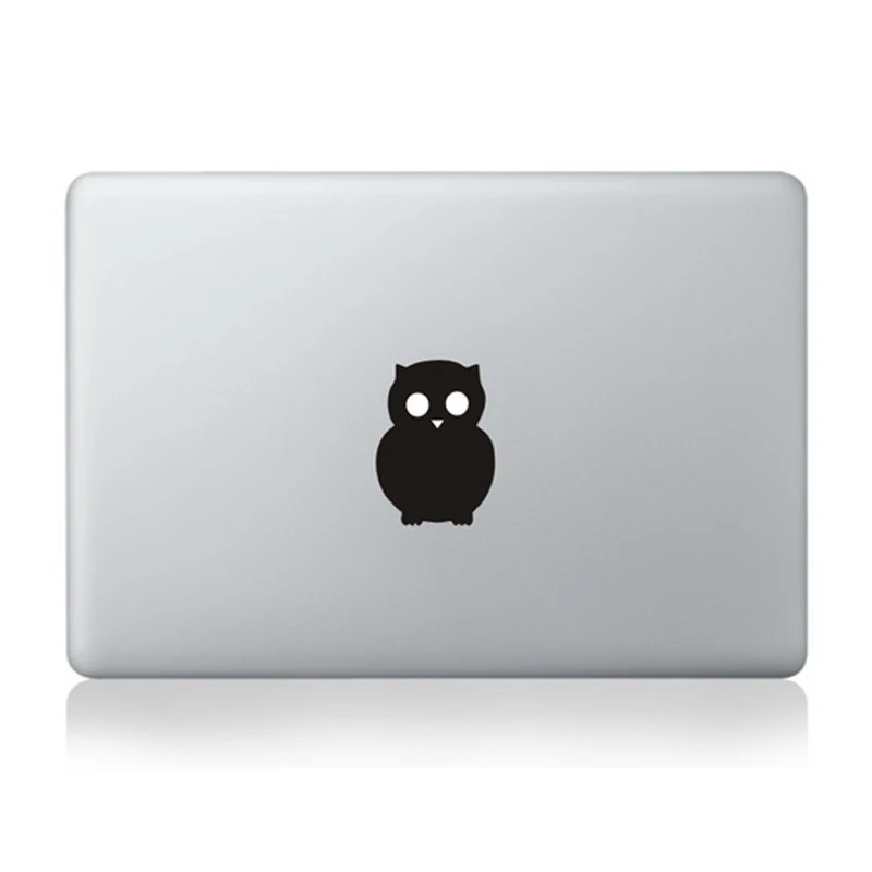 Черный мультфильм ноутбук частичный стикер для Apple MacBook кожи Air 11 12 13 Pro retina 13 15 забавная Виниловая Наклейка Обложка для ноутбука