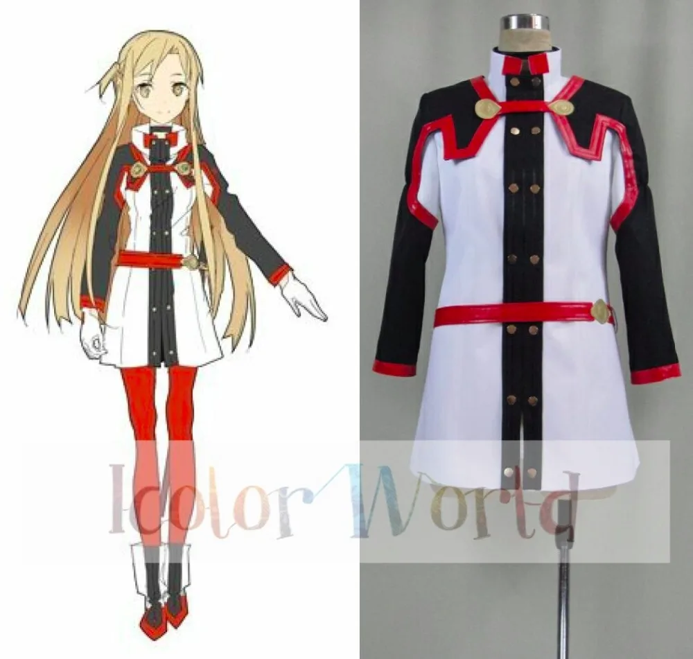 Меч искусство онлайн фильм: обычная шкала Косплей Костюм Юки|cosplay costume|asuna yuuki