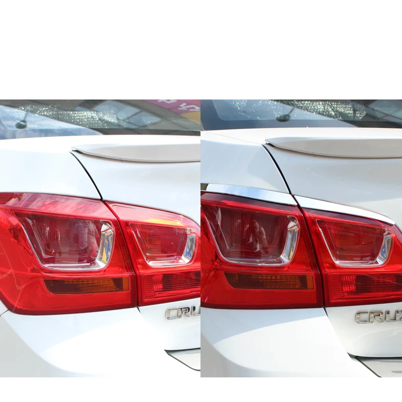 Lsrtw2017 Нержавеющая сталь заднего светильник полосы планки для Chevrolet Cruze 2009 2010 2011 2012 2013