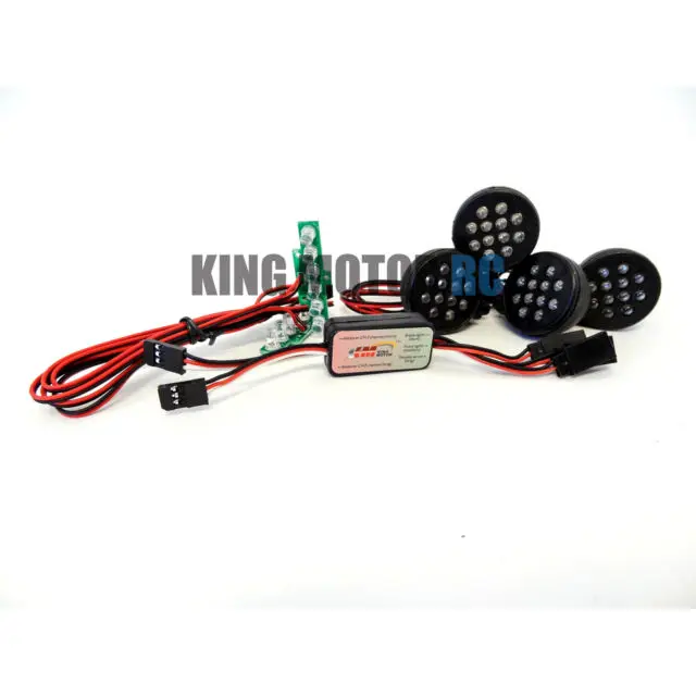 Яркие светодиодные лампы King Motor с подставками (4) Plug n Play подходит для HPI Bajaj 5T T1000|hpi