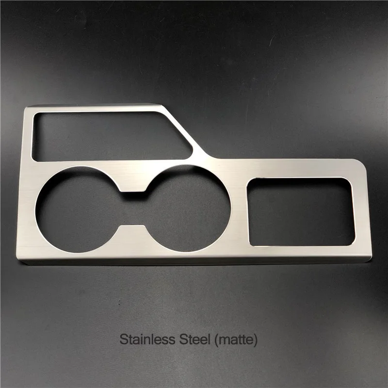 Front cup holder 1pc Автомобильный-Стайлинг центральная консоль подстаканник панель подлокотник коробка задняя панель накладка для автомобиля Jeep Compass Patriot 2011- автомобильные аксессуары - Название цвета: Front cup holder 1pc