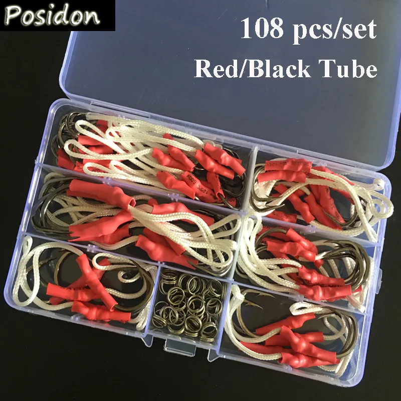 Posidon 108 шт./кор. 10827 из нержавеющей стали вспомогательный крючок джиг ассивер