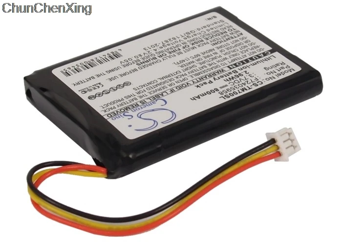Аккумулятор Cameron Sino F724035958 800 мАч для TomTom One XL 325|Цифровые аккумуляторы| |