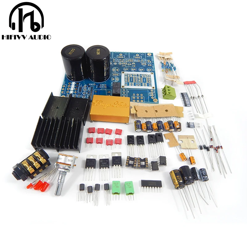 A1 усилитель для наушников DIY Kit шасси модуль усилителя на основе Beyerdynamic BD139 BD140