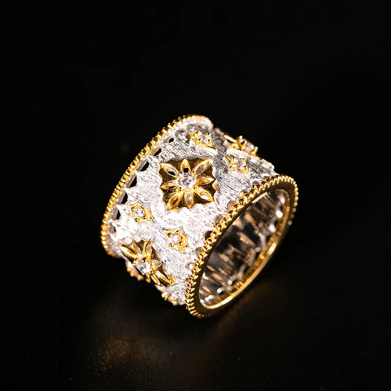 Женское ювелирное изделие из серебра 925 пробы в винтажном стиле|925 jewelry|zircon ringring