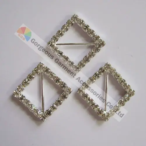 100 шт Алмазная форма Чешский прозрачный кристалл горный хрусталь слайд Пряжка