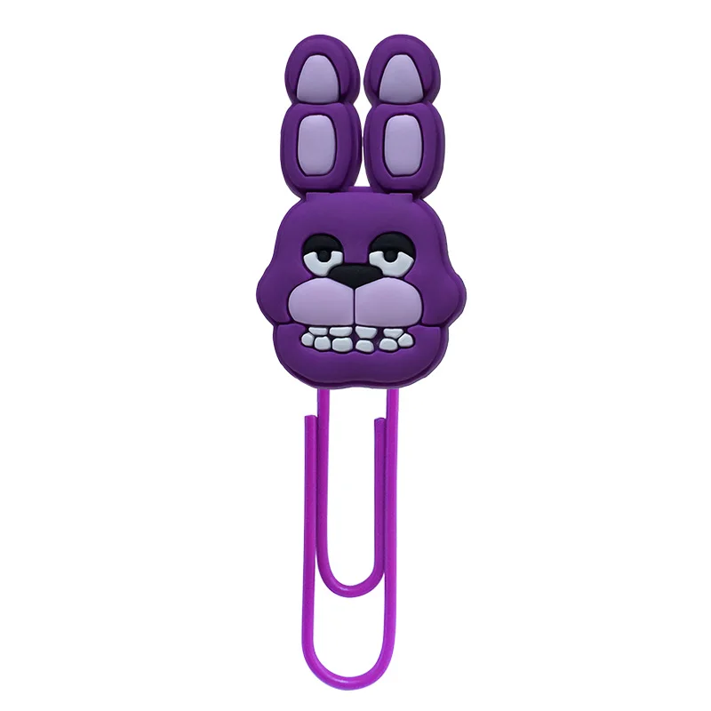 1pcs Five Nights at Freddy's Cartoon Bookmarks Paper Clip School Stationery&Office Supplies Children Best Birthday Party Gift