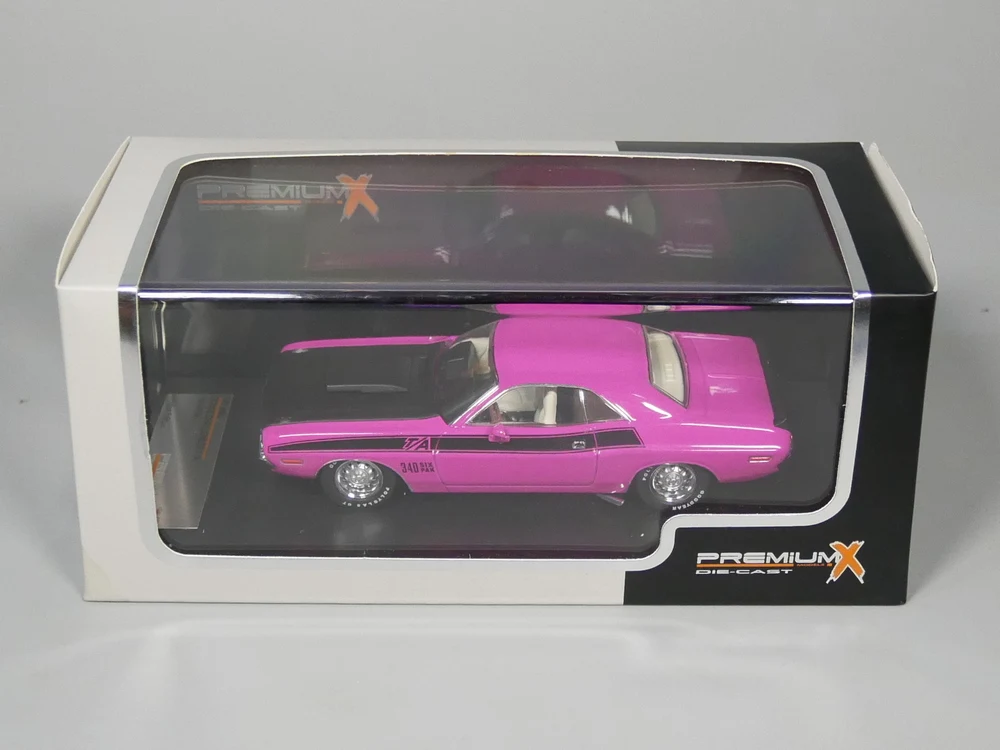 Премиум X 1:43 DODGE CHALLENGER T/A 1970 (розовый) литая модель автомобиля|Наземный транспорт| |