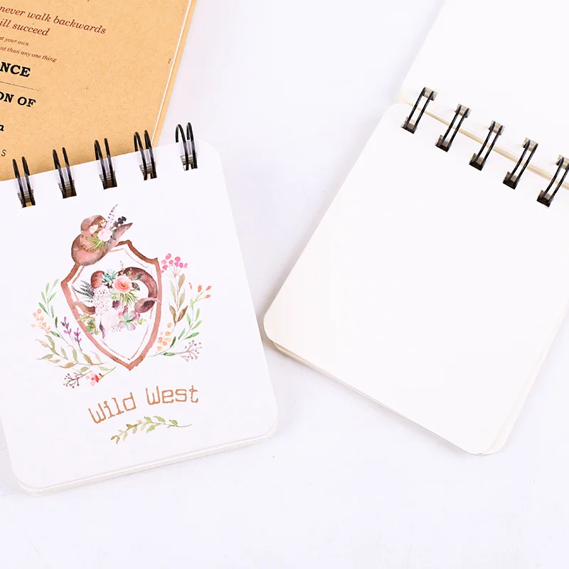 DIY милый каваи цветок девушка катушки эскиз книга мультфильм животных Книга для
