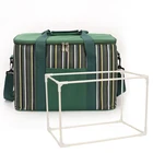 Большой сумка-холодильник из ткани Оксфорд Портативный посылка с термоизоляцией, термопакет для холодильника, автомобиля, пакет со льдом для пикника, Изолированные сумки