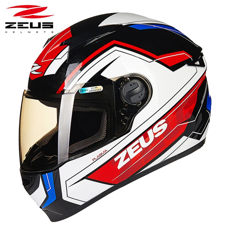 AL5 Pearl black blue ZEUS DOT ECE мотоциклетные многоцветные Полнолицевые шлемы мотоциклетные шлемы гоночные шлемы m-xxxl шлем для мужчин и женщин - Цвет: AL5 Pearl black blue