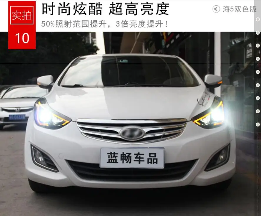 HID, 2011~ 2013/2013~, автомобильный Стайлинг, фары для HUNDAI Elantra, Solaris, accent, Elantra, Genesis, i10, i20, santa fe, lantra; Elantra Головной фонарь