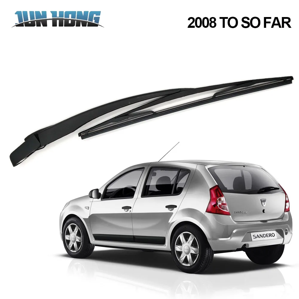Задняя щетка стеклоочистителя JunHong для DACIA Sandero 2008 до сих пор резиновая ветрового