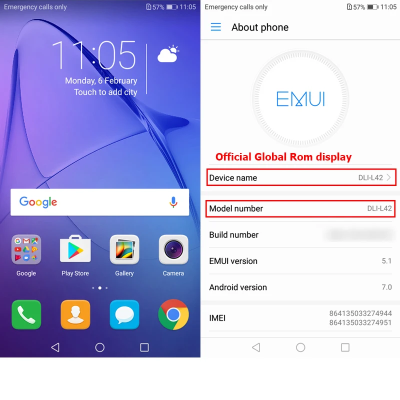 Глобальной прошивки Huawei Honor 6A play 2 г 16 оригинальный мобильный телефон Octa core android 7.0