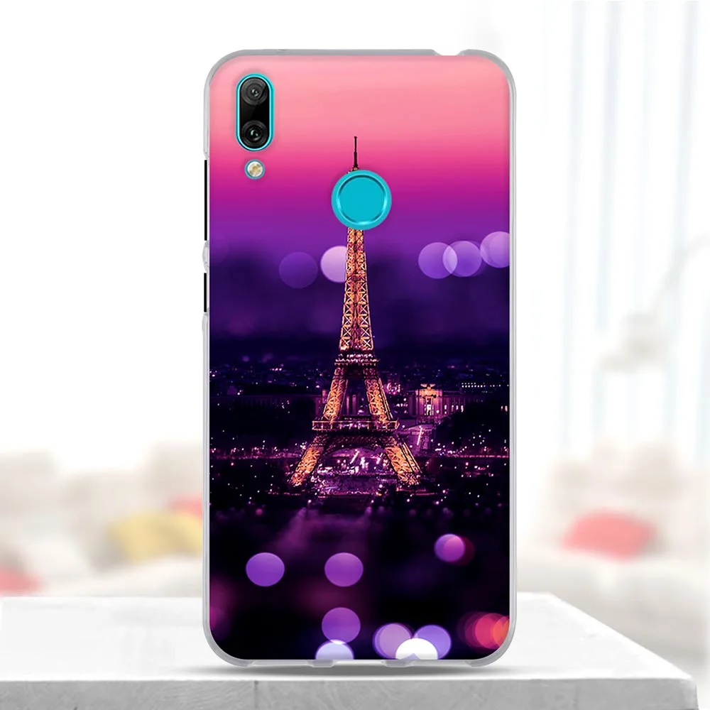 Чехол для Huawei Y7 2019 чехол y7 мягкий силиконовый 3d милый | Мобильные телефоны и