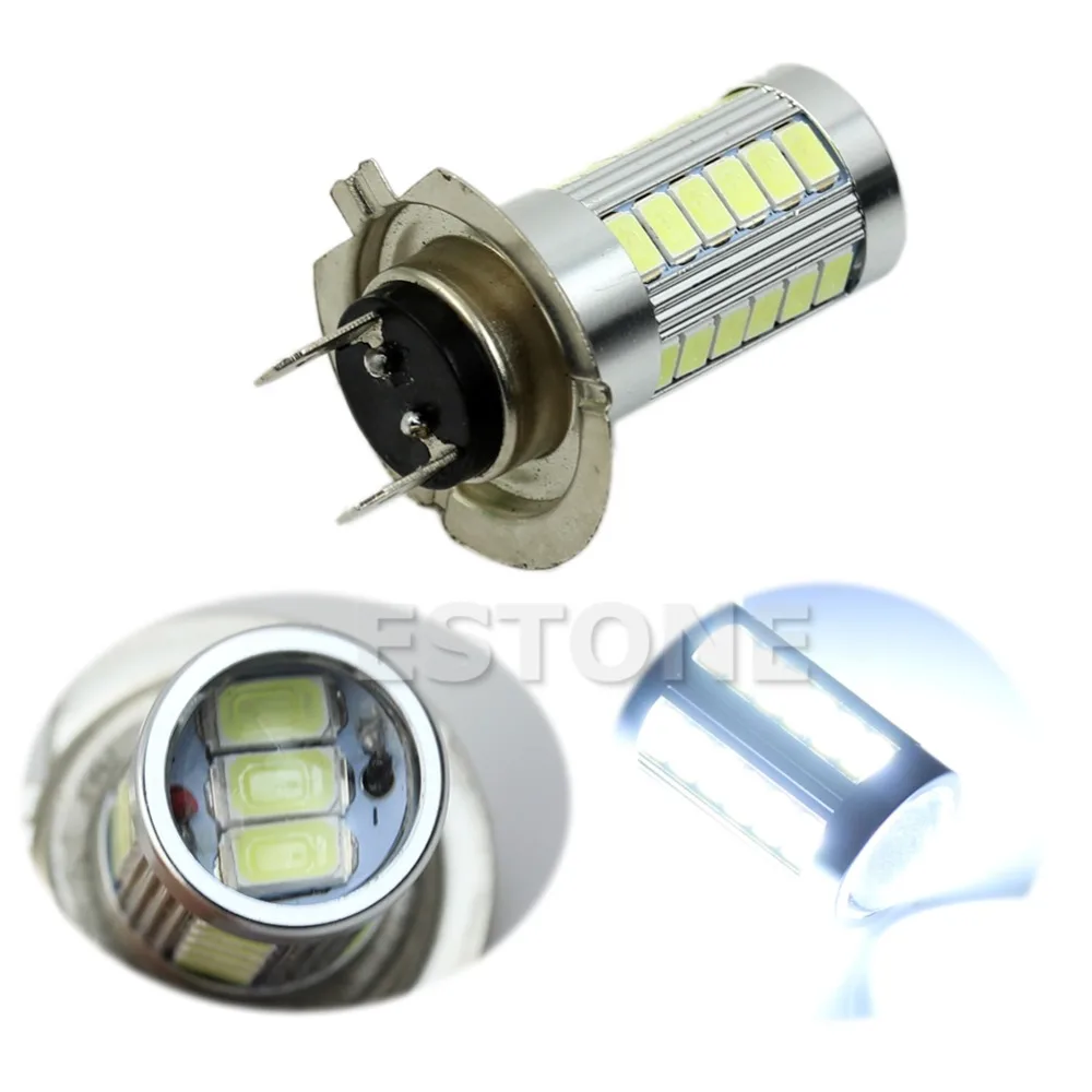 Авто-Стайлинг 1 шт. H7 супер яркий 12V 5630 SMD 33 светодиодный Авто автомобильная