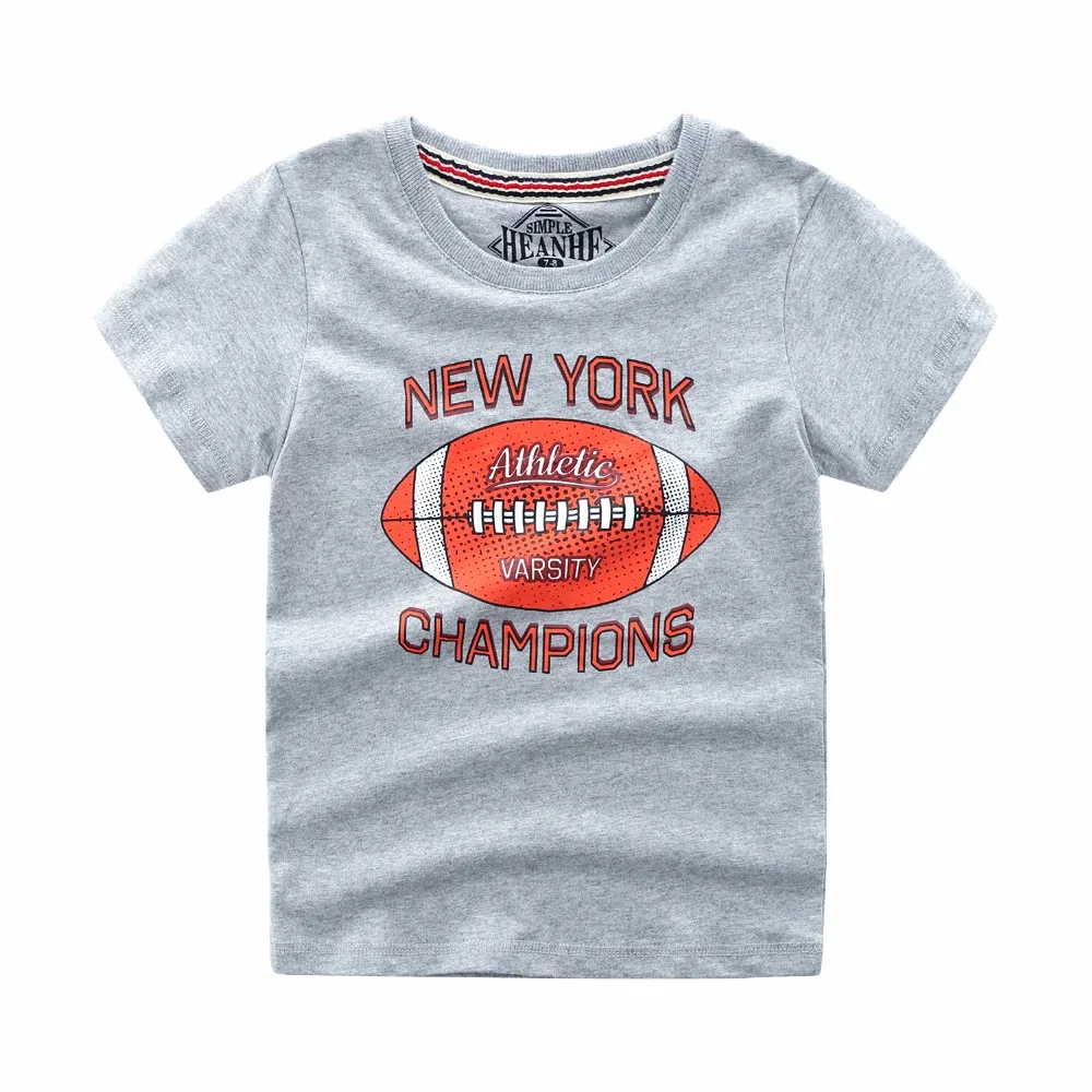 100% хлопковая Однотонная футболка с короткими рукавами и круглым вырезом для