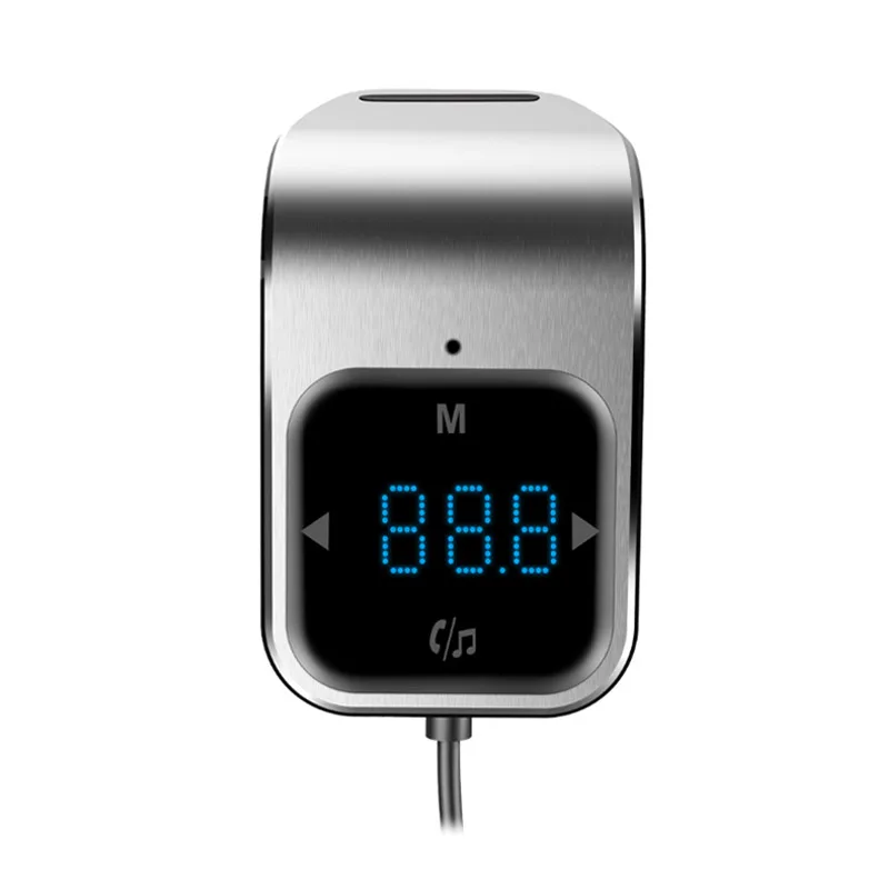 Модулятор FM передатчика YASOKRO противоскользящий беспроводной Bluetooth автомобильный