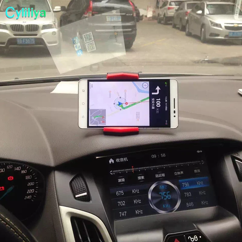 Универсальная автомобильная подставка для телефона Регулируемый зажим