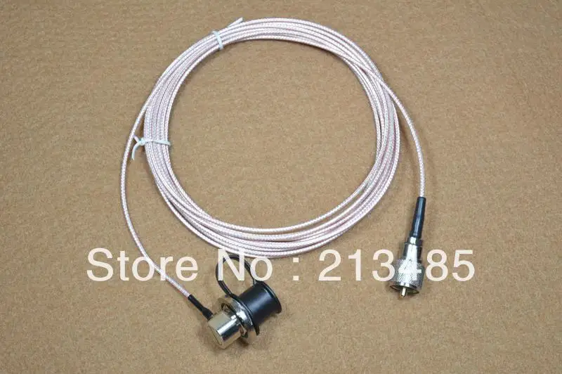 Nagoya RC-142 5 Meter Coaxial Extend Cable(Silver) SO239 to PL-259 for Mobile Radio