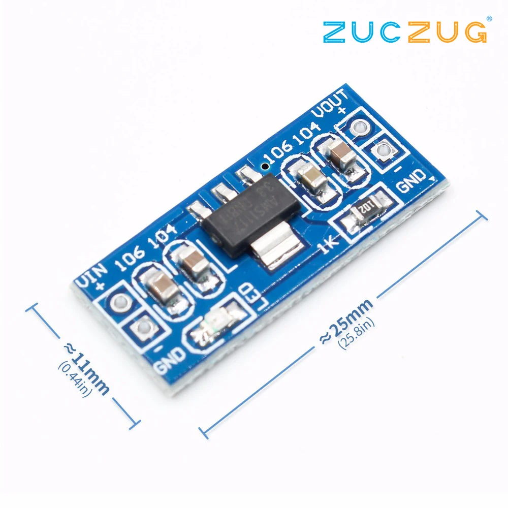 Высококачественный модуль питания LM1117 AMS1117 4 5 7 в с поворотом 3 В bluetooth Raspberry
