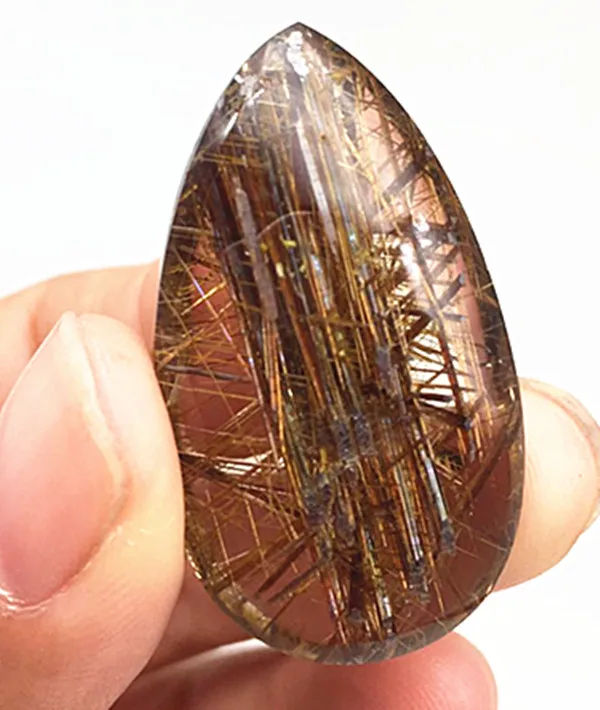 

17 g natural quartz crystal hair crystal pendant brand ling chakra A2