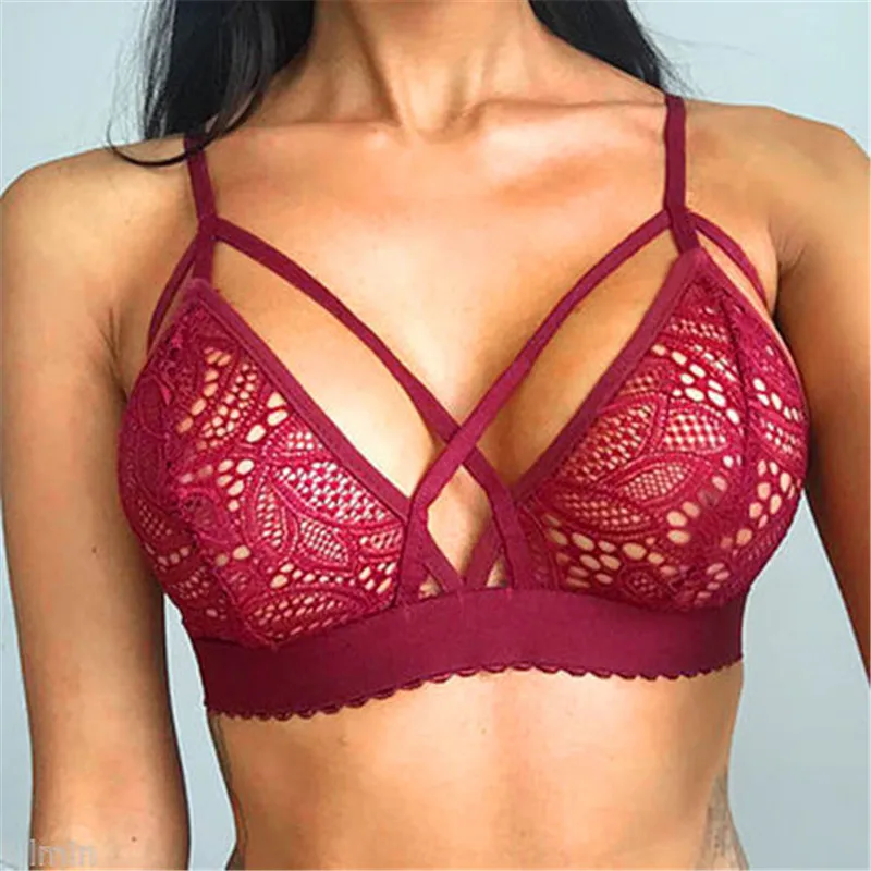 Летний сексуальный кружевной бюстгальтер топы женские бюстье с цветочным