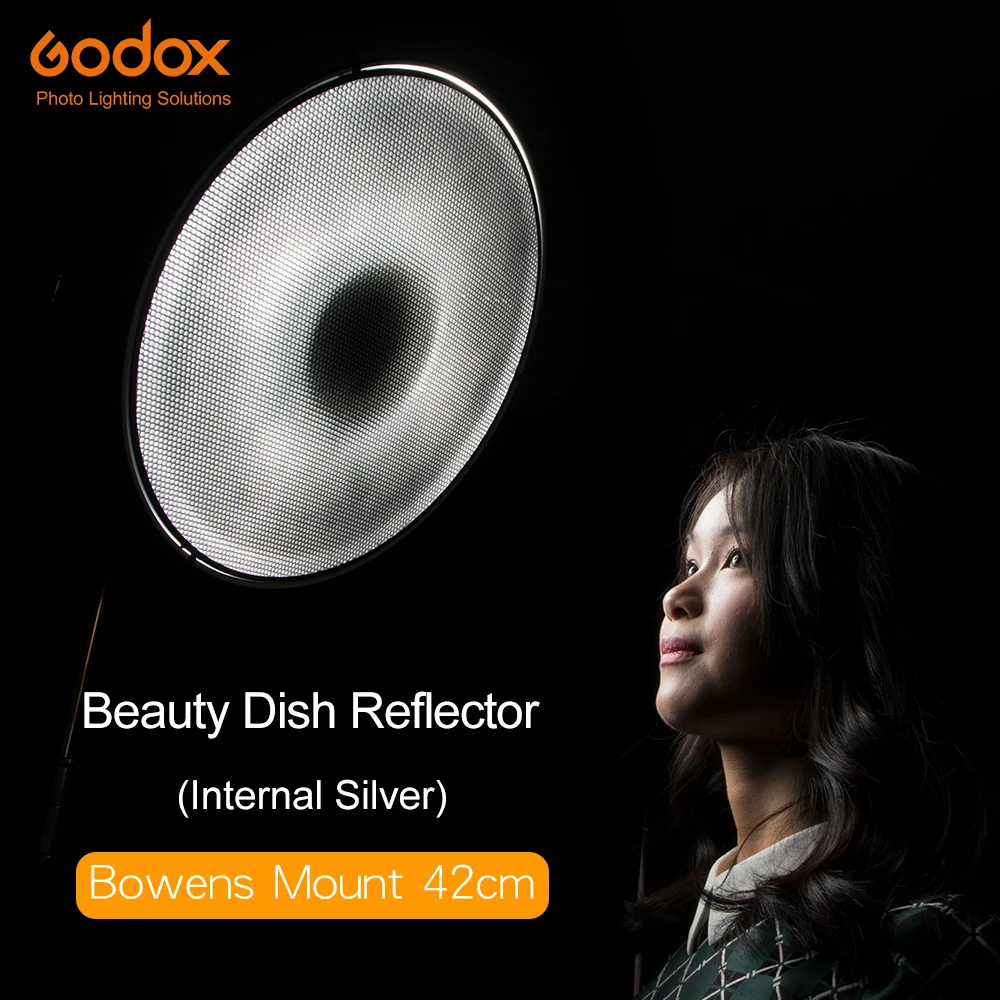 Godox Beauty блюдо серебро 42 см 16 &quotсотовая сетка Bowens Mount диффузор для вспышки