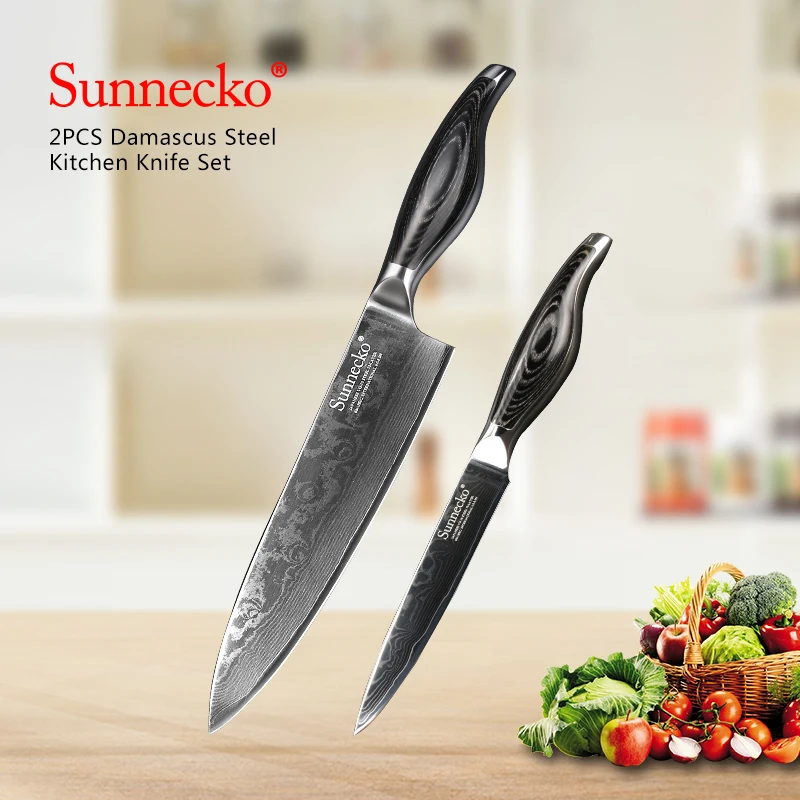 SUNNECKO набор кухонных ножей нож шеф-повара многофункциональный режущий инструмент