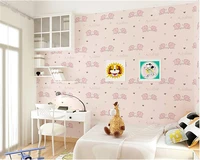beibehang fashion personality 3d wallpaper non woven bedroom living room romantic girl boy room full of environmental protection