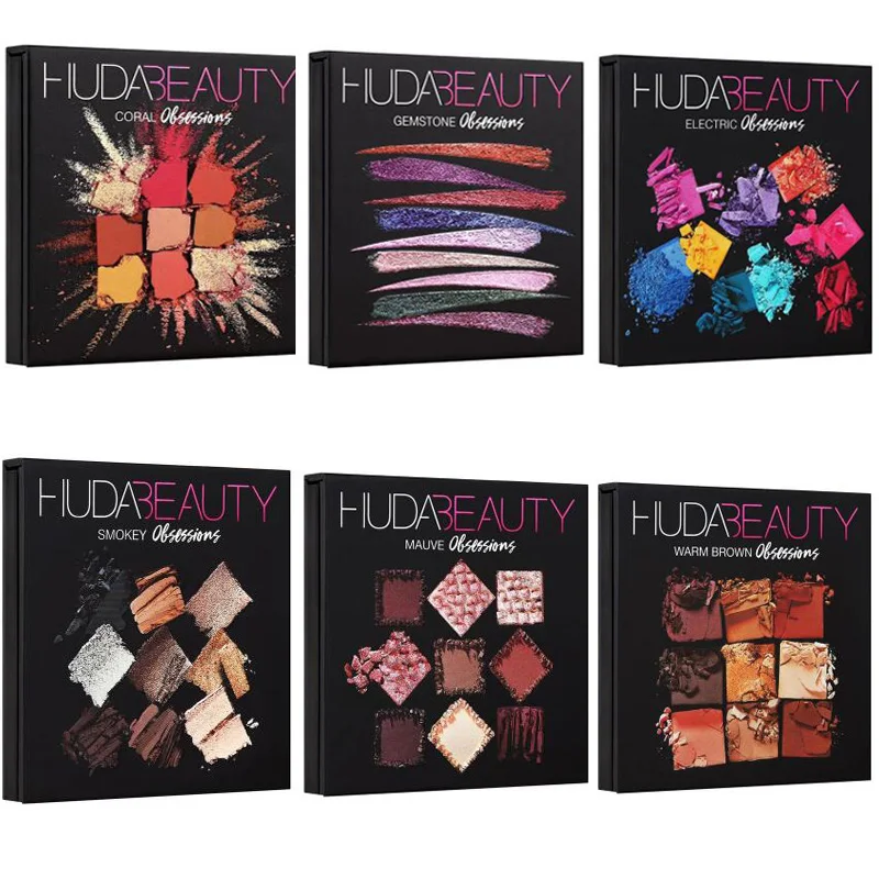 Палитра Hudas Beauty тени для век из розового золота палитра матовых блестящих теней